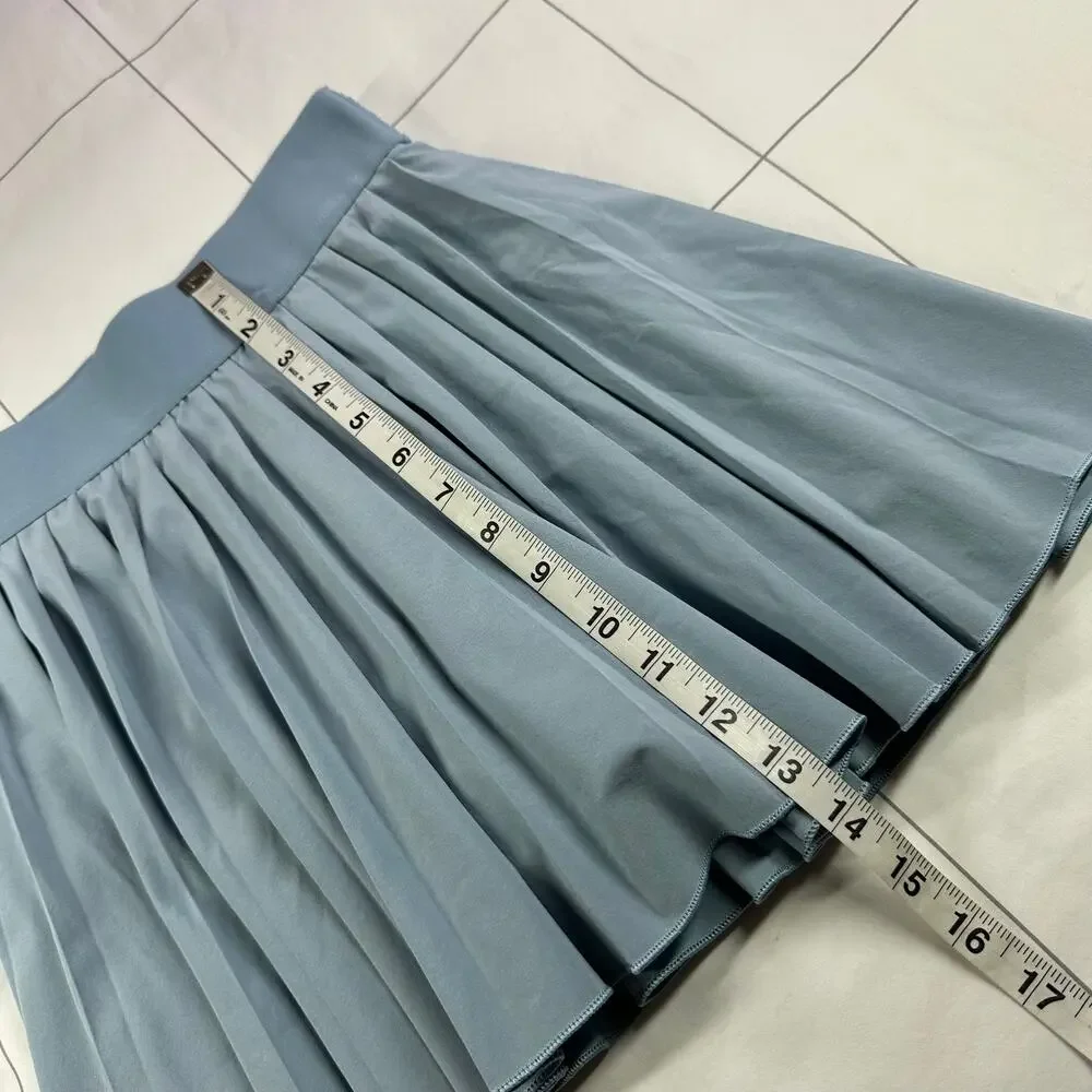 Aritzia TNA Skort Womens XS Blue Tennis Micro Pleated Athletic Sporty Pickleball